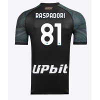 Camisa de Futebol SSC Napoli Giacomo Raspadori #81 Equipamento Alternativo 2023-24 Manga Curta